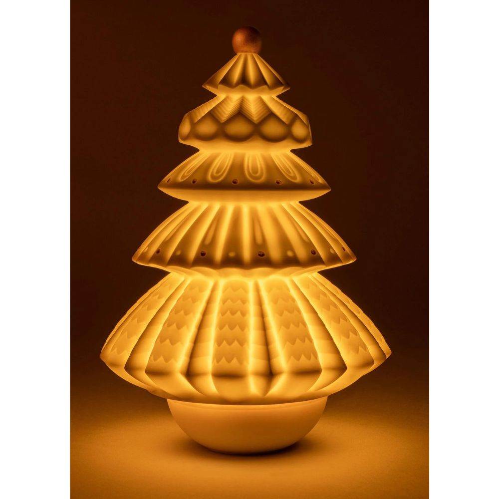 Lladrò - lampada albero di natale ricaricabile 24cm