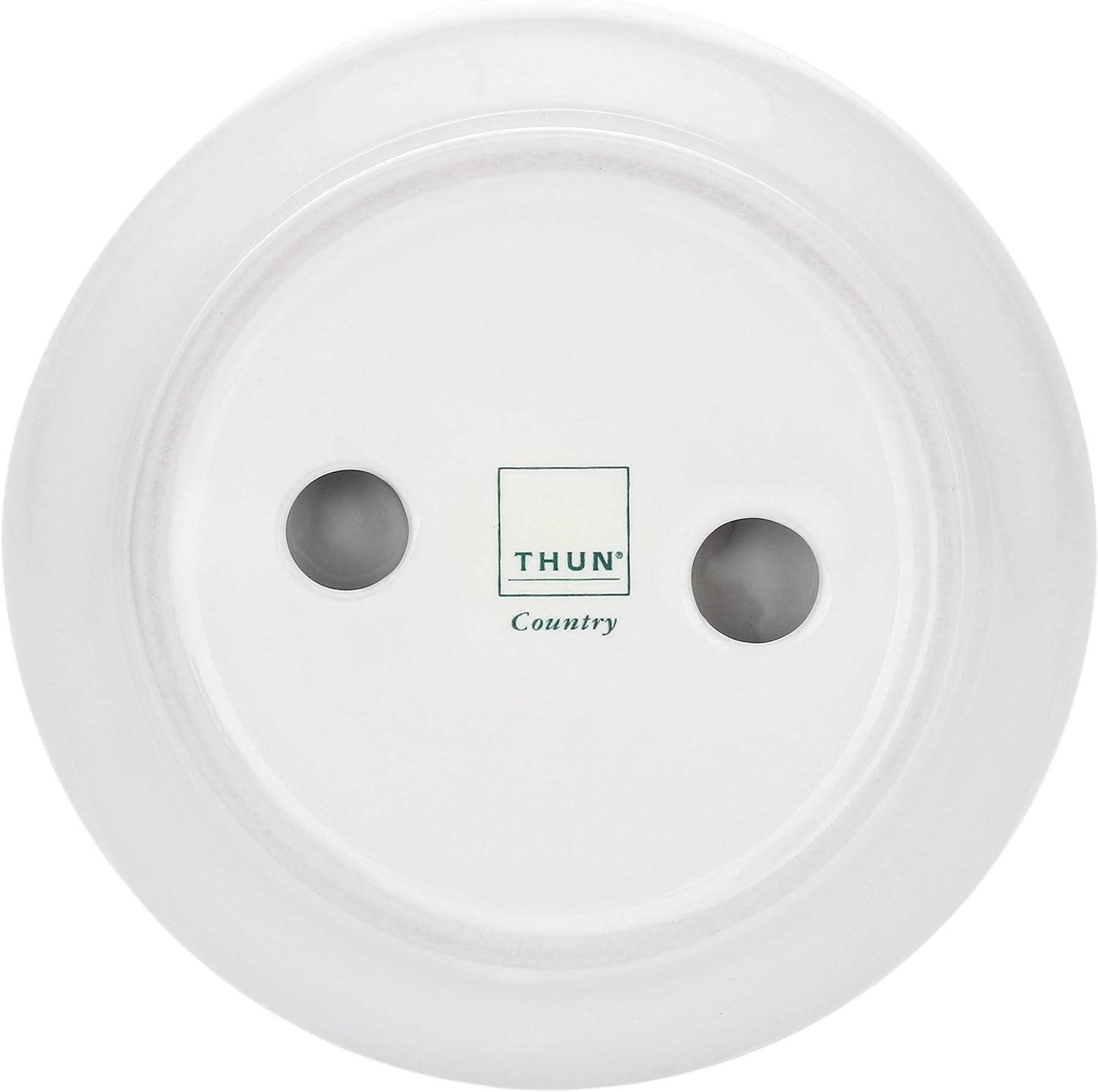 Thun - porta saponetta country con girasole in porcellana ø 12 cm, 3 cm h