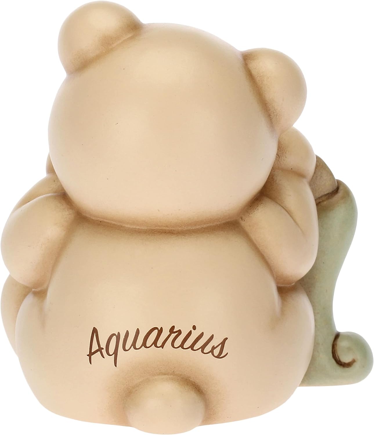 Thun - icona Acquario zodiaco Teddy Stars in ceramica dipinta a Mano - 6,5x5,5x7,3 cm h