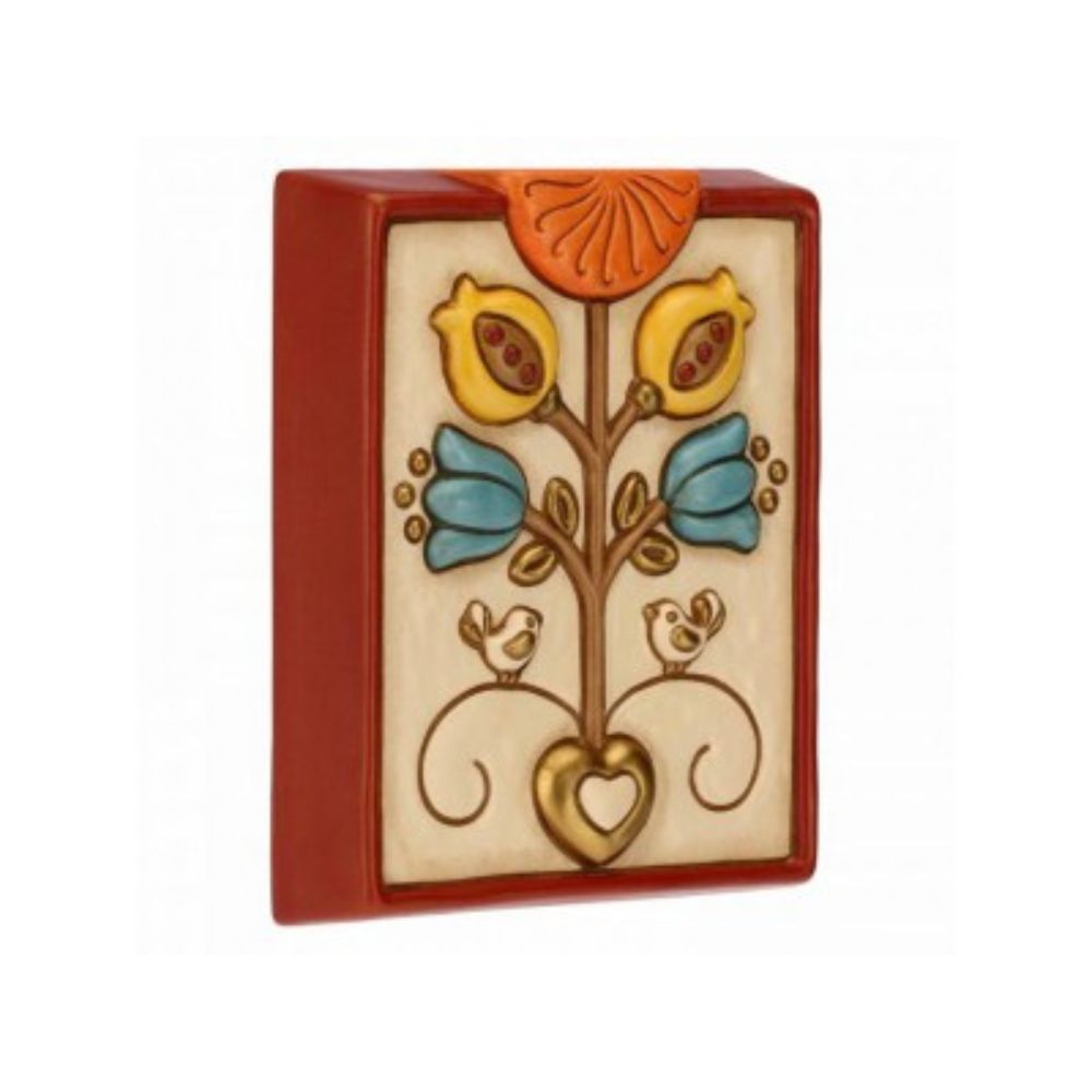 Thun - quadro formella benvenuto oro 2017 18cm - Senza Scatolo