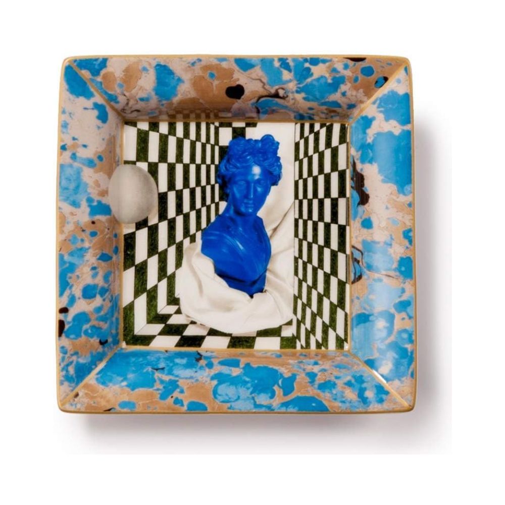 Palais Royal - Svuotatasche quadrato in Porcellana Bellimbusti 14x14cm