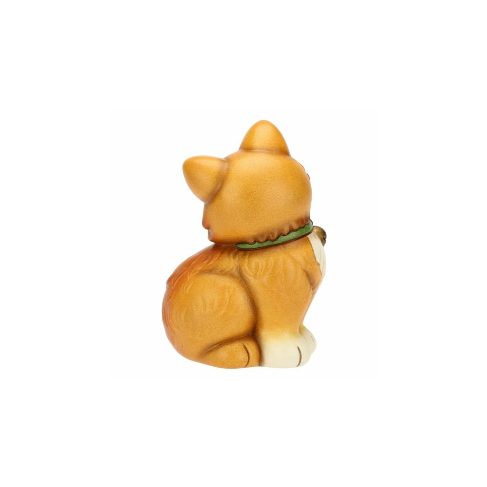 Thun - gatto rosso siberiano in ceramica 13cm - Senza Scatolo