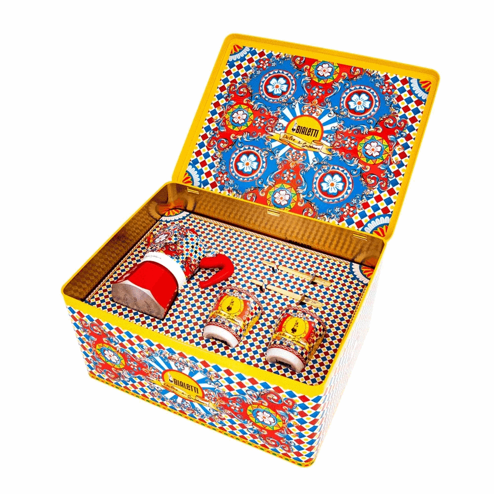 Set Moka Express Bialetti Dolce&Gabbana - Carretto Siciliano