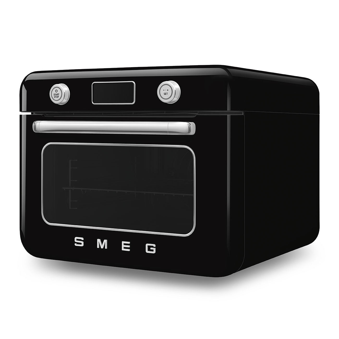 Smeg - Forno combinato a vapore da appoggio nero