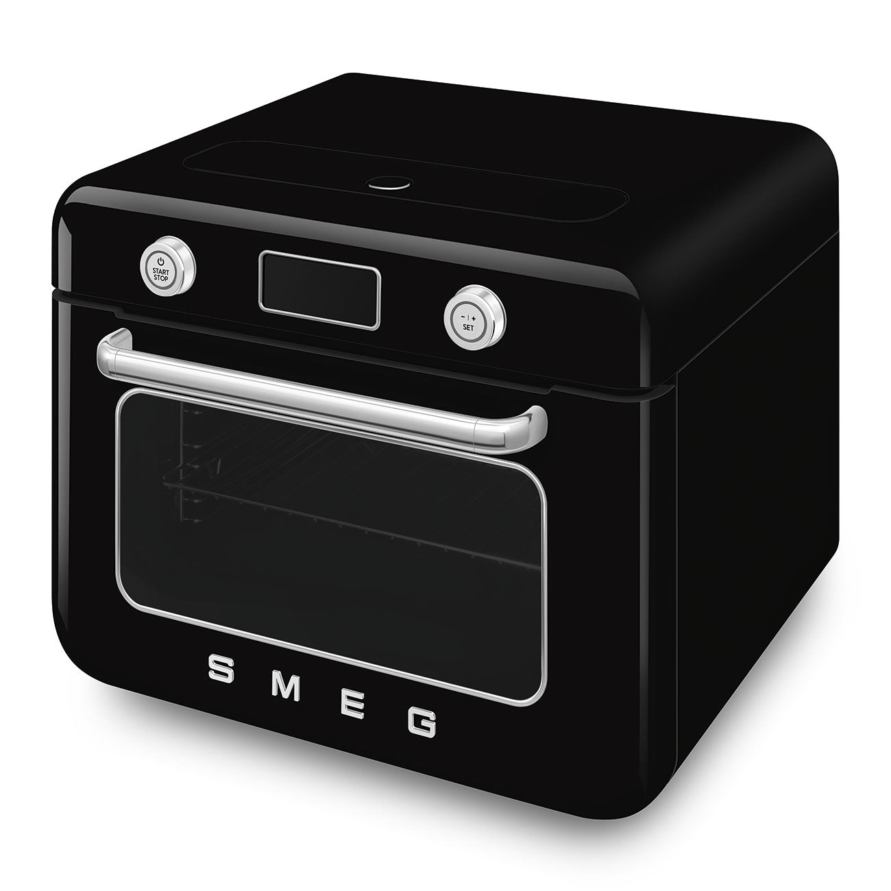 Smeg - Forno combinato a vapore da appoggio nero