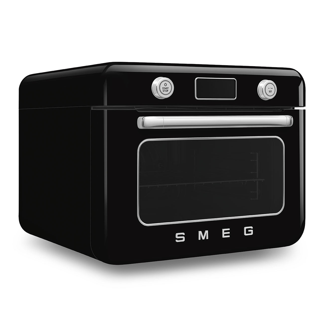 Smeg - Forno combinato a vapore da appoggio nero