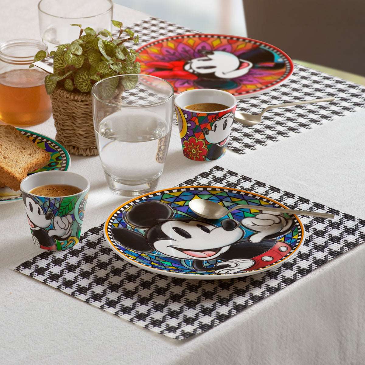 Piattini - Set 6 Piattini Dessert Disney Forever & Ever