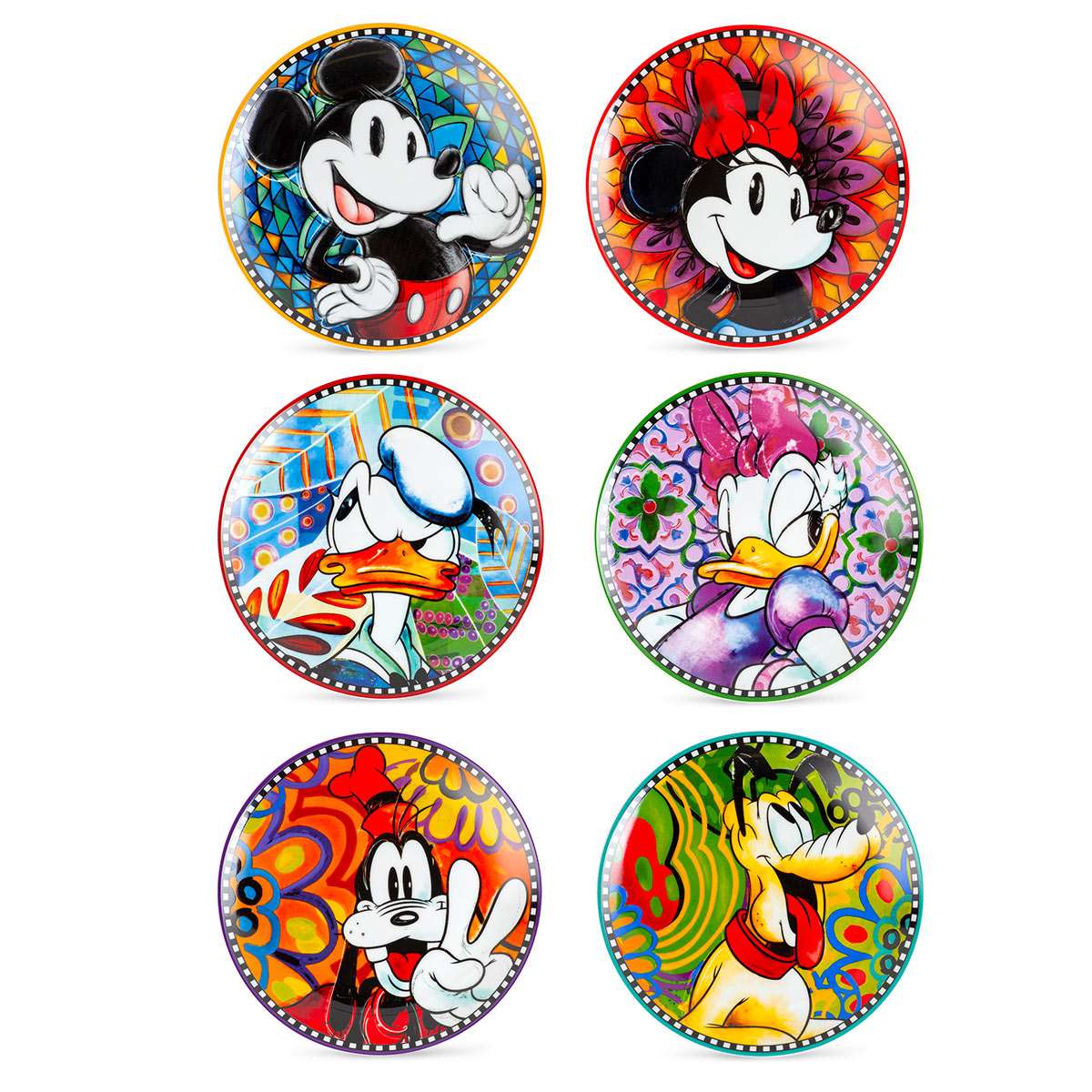 Piattini - Set 6 Piattini Dessert Disney Forever & Ever