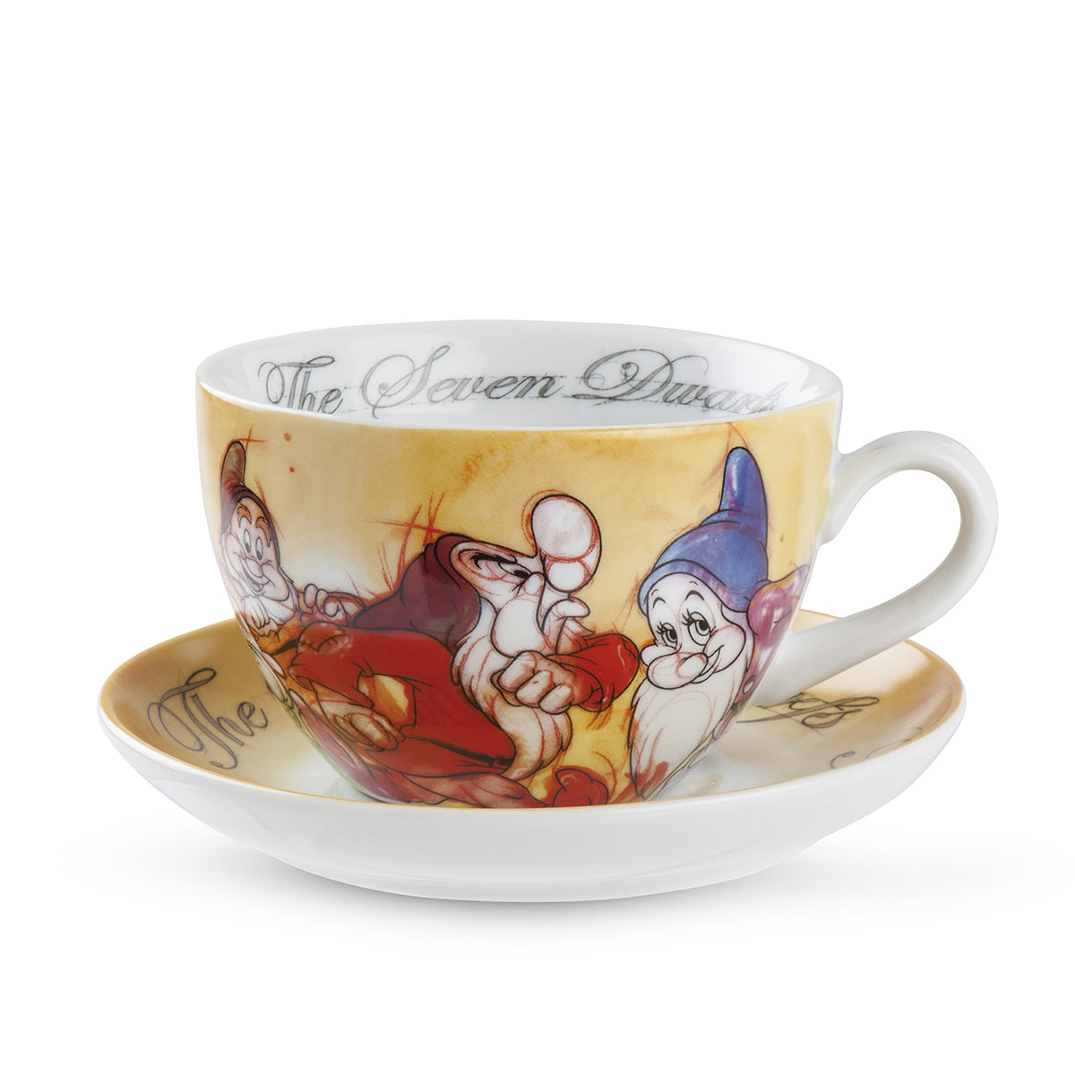 Egan - Tazza colazione in porcellana 7 nani Disney