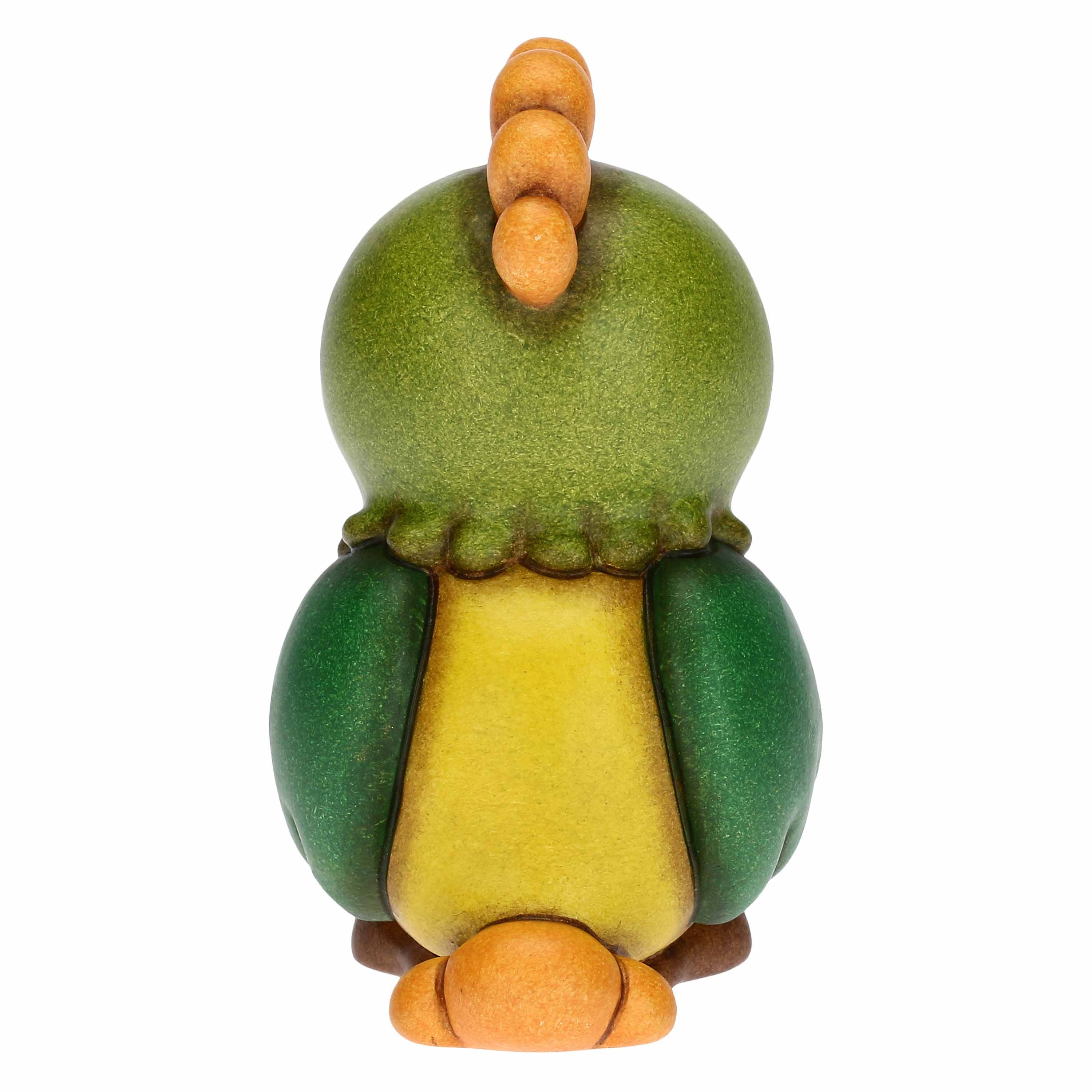Thun - Pappagallo allegro piccolo Linea YUCATAN in ceramica 6,5x5,3x8,5 cm h