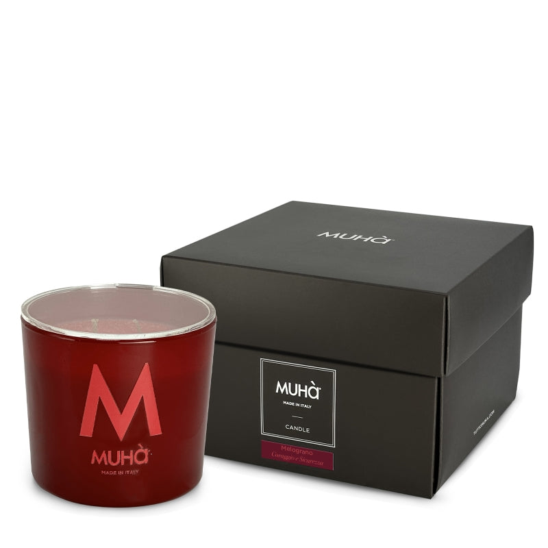 Muhà - candela Profumata in Vetro - Melograno 270g