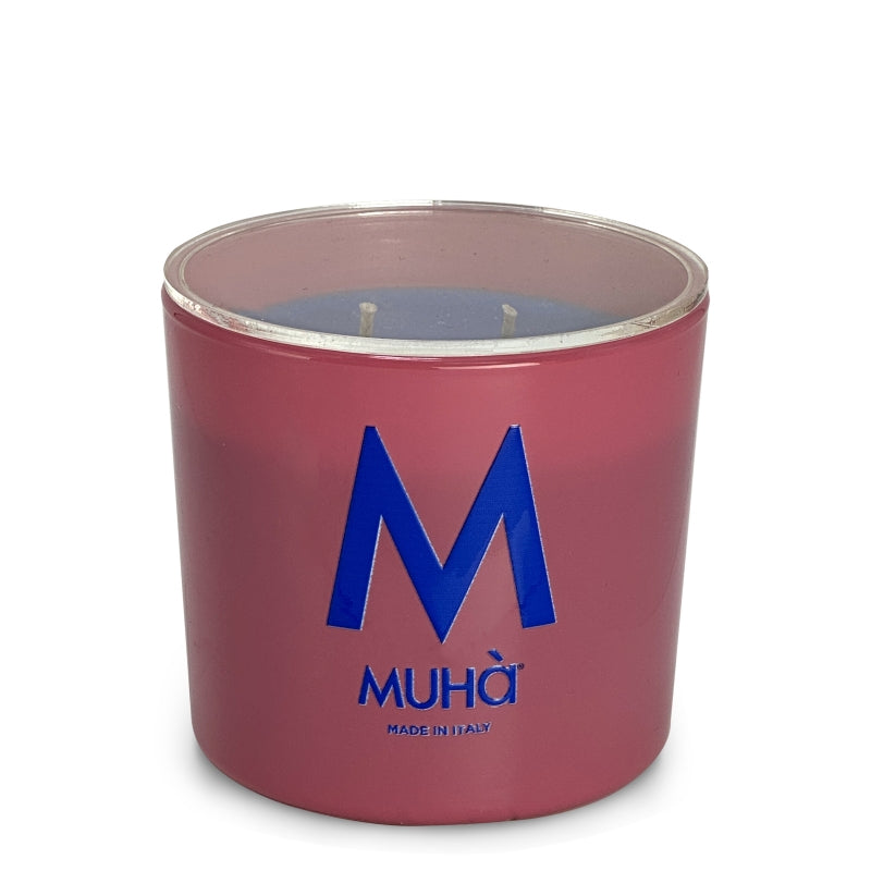 Muhà - candela Profumata in Vetro - Lino e Cotone 270g