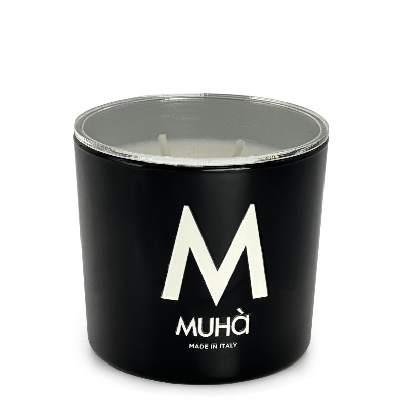 Muhà - candela Profumata in Vetro - Legni e Tè 270g