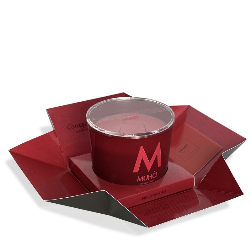 Muhà - candela Profumata in Vetro - Melograno 500g