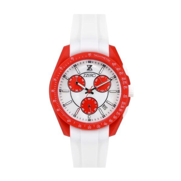 ZZero Crono Orologio Cinturino Bianco ZZ9001J