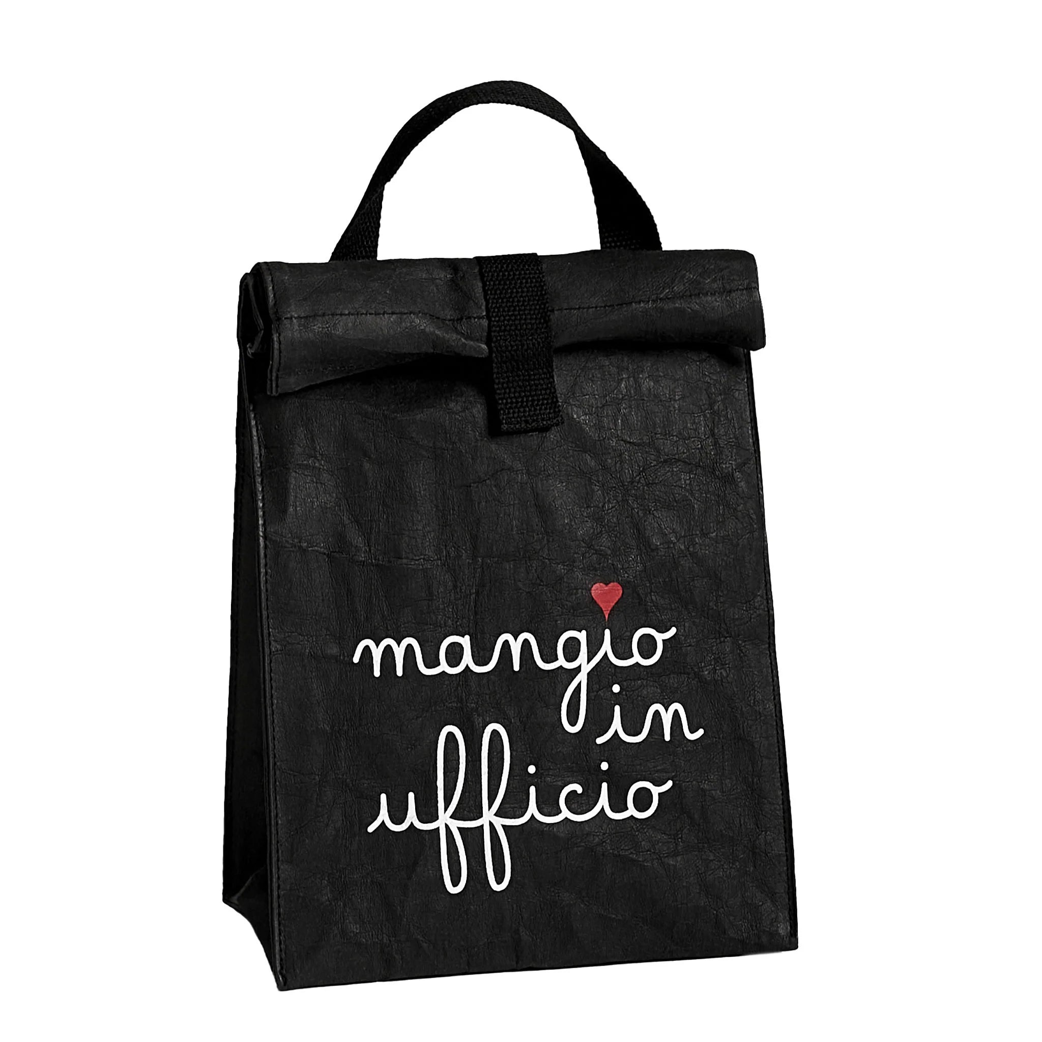 Simple day - porta-pranzo in fibra decoro mangio in ufficio 22x15xh36cm