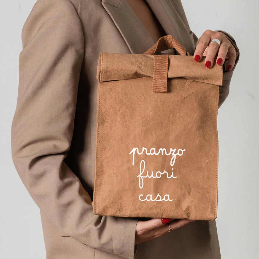 Simple day - porta-pranzo in fibra decoro pranzo fuori casa 22x15xh36cm