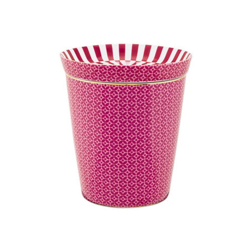 Pip Studio - tazza senza Manico in porcellana Tiles e Mini Piattino Rosa - Mugs & Match 230 ml