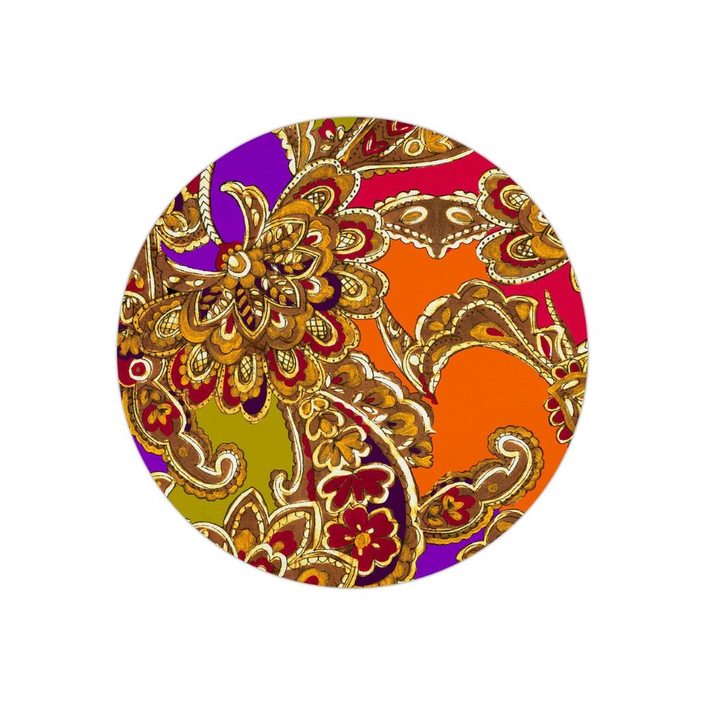 Baci Milano - sottopiatto in cotone, linea cachemire diametro 34 cm