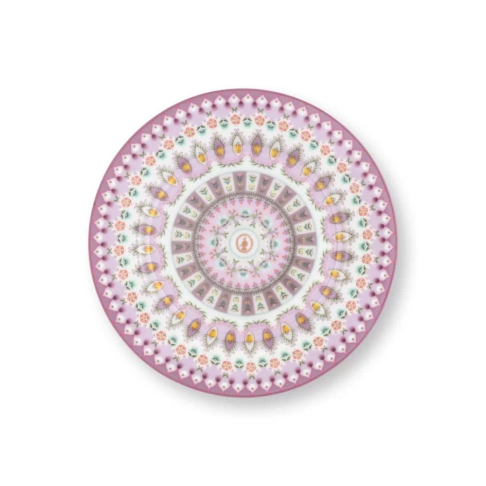 Pip Studio - Piatto Lily & Lotus Moon Delight Multi in porcellana 17 cm