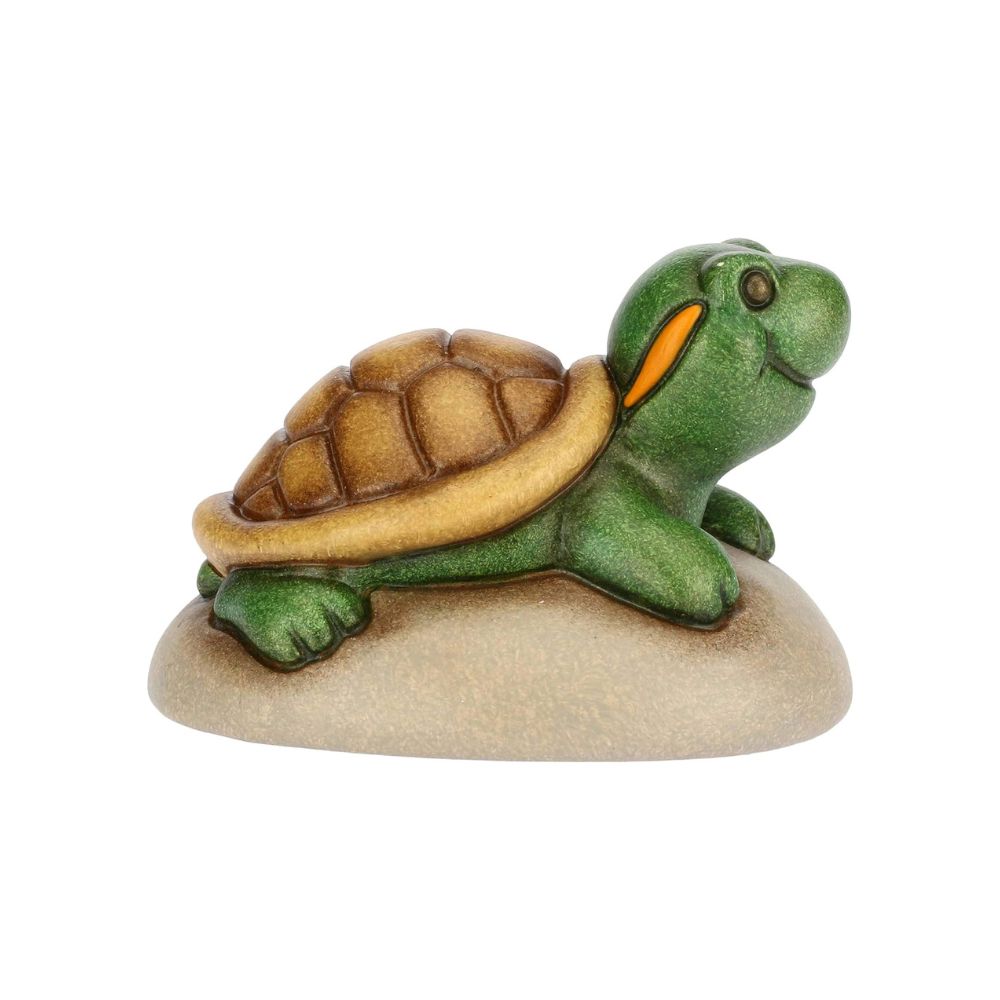 Thun - mini animale tartaruga in ceramica - 6 x 5 x 3,8 h cm