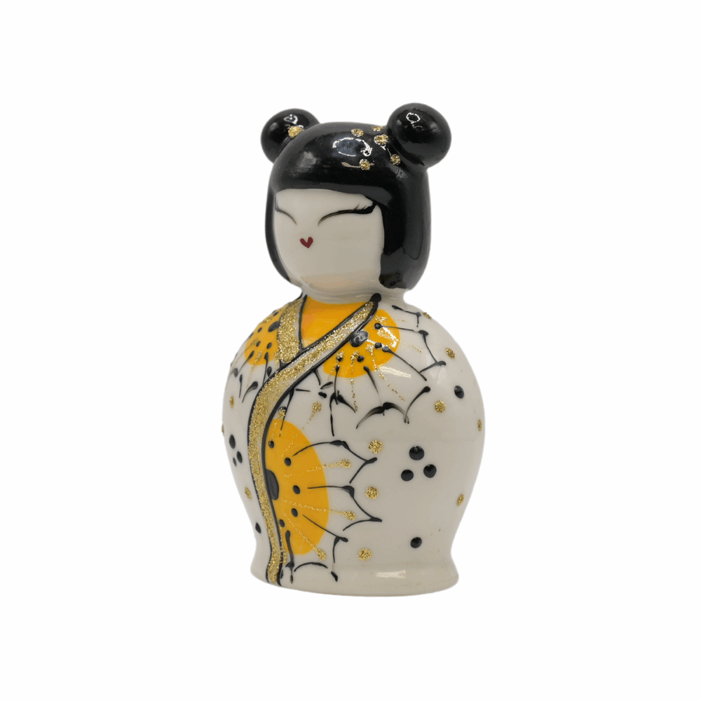 Campana Kokeshi - gialla