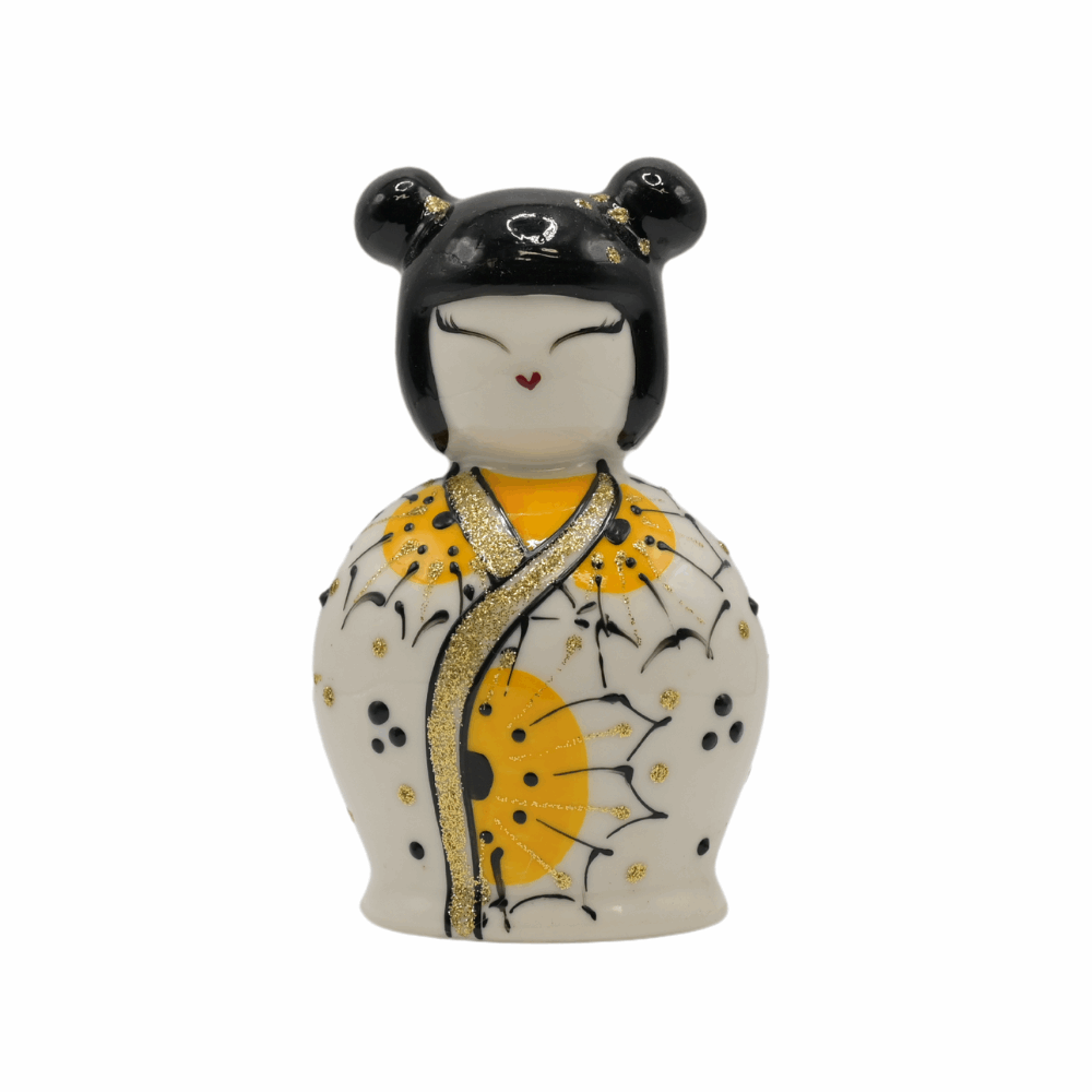 Campana Kokeshi - gialla