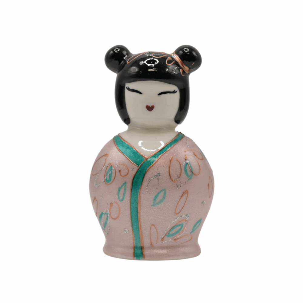 Campana Kokeshi - rosa