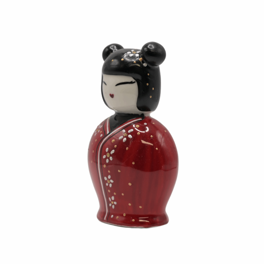 Campana Kokeshi - rossa