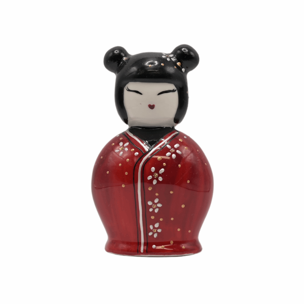 Campana Kokeshi - rossa