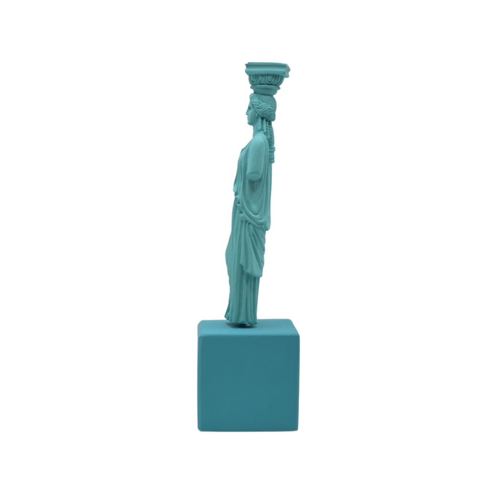 Sophia - Cariatide Azzurra Scultura fatta a mano