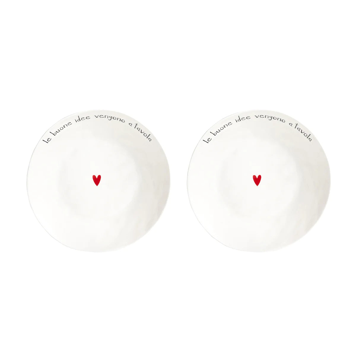 Simple day - set due piatti fondi - Le buone idee vengono a tavola diam. 20 cm