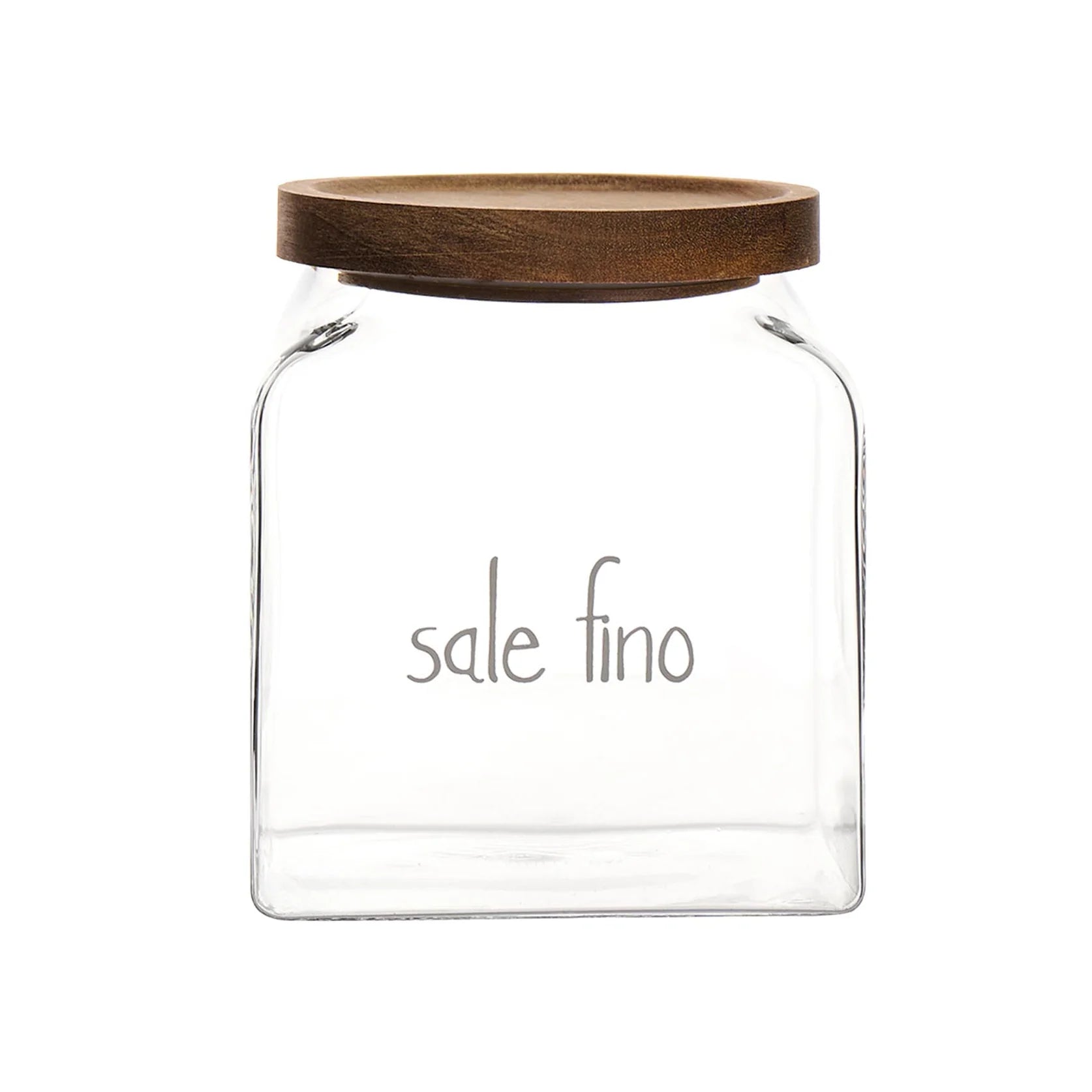 Simple day - Barattolo in vetro sale fino 12x12x14 cm