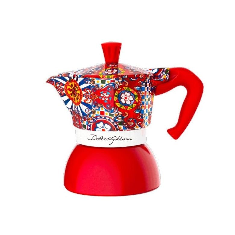 Bialetti - Moka Induction Dolce & Gabbana due tazze caffettiera per Induzione D&G