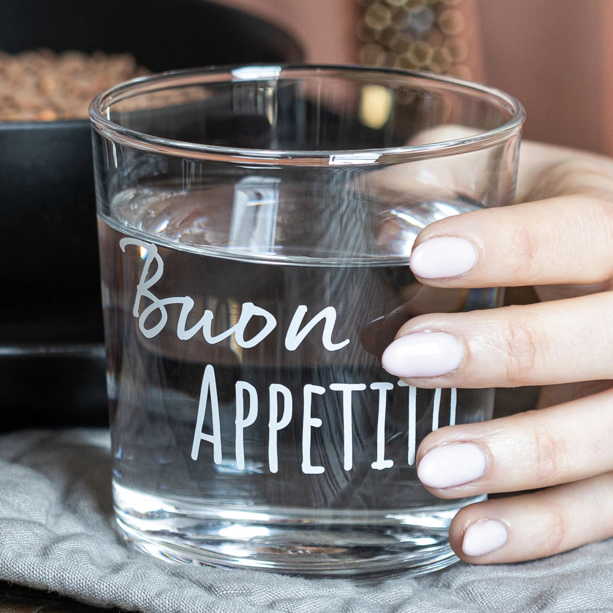 Simple day - set 6 Bicchieri acqua Buon Appetito 35,5cl