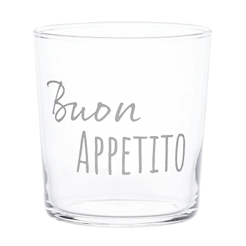 Simple day - set 6 Bicchieri acqua Buon Appetito 35,5cl