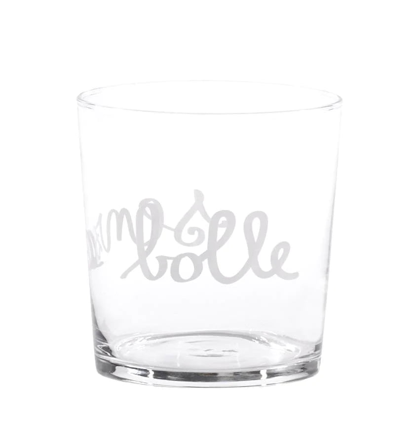 Simple day - set 6 bicchieri acqua decoro Senza bolle 33,5 cl