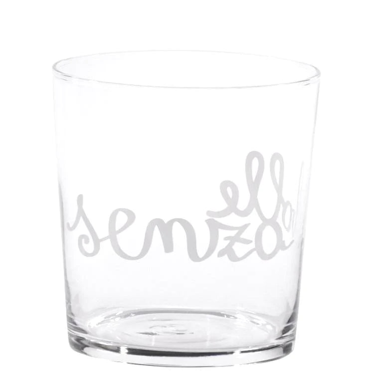 Simple day - set 6 bicchieri acqua decoro Senza bolle 33,5 cl