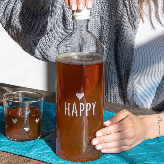 Simple day - Bottiglia in vetro happy 1,4lt