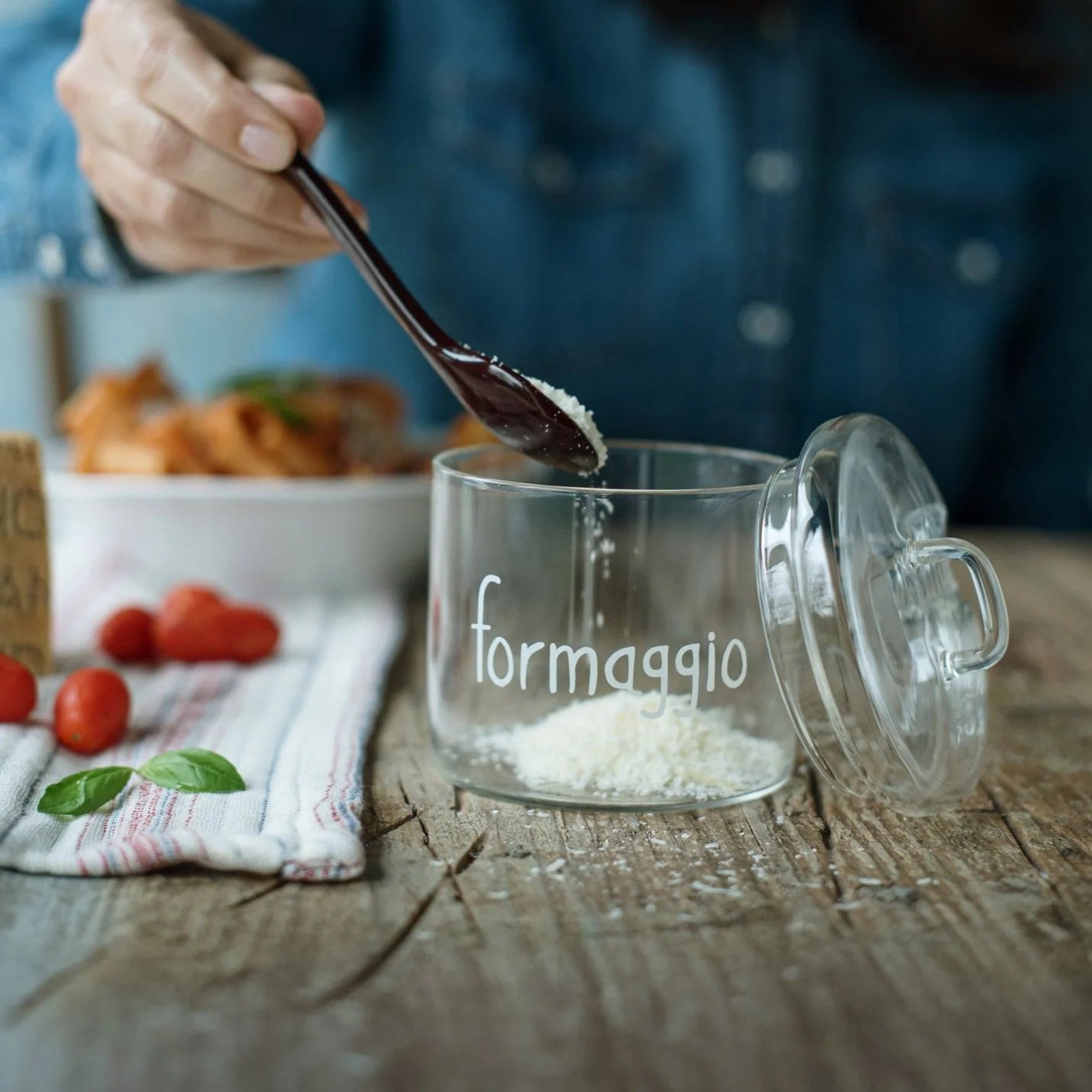 Simple day - Formaggiera in vetro Formaggio 9cmxh11cm