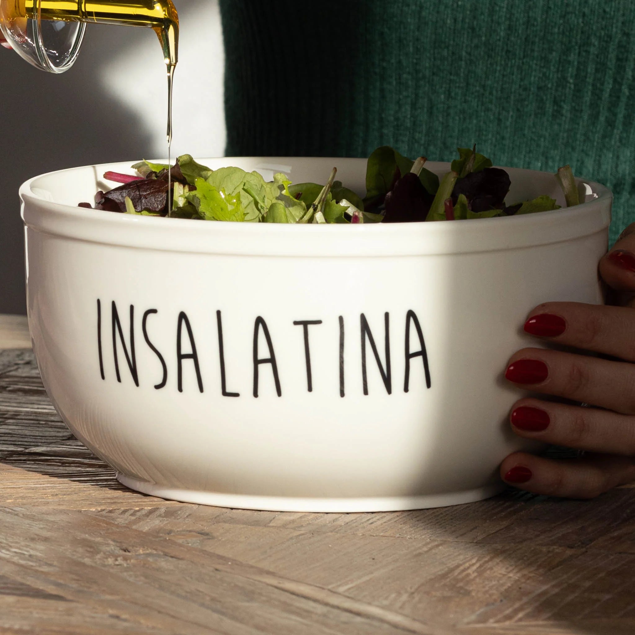Simple day - Insalatiera in gres Insalatina 20cm x altezza 9,5cm
