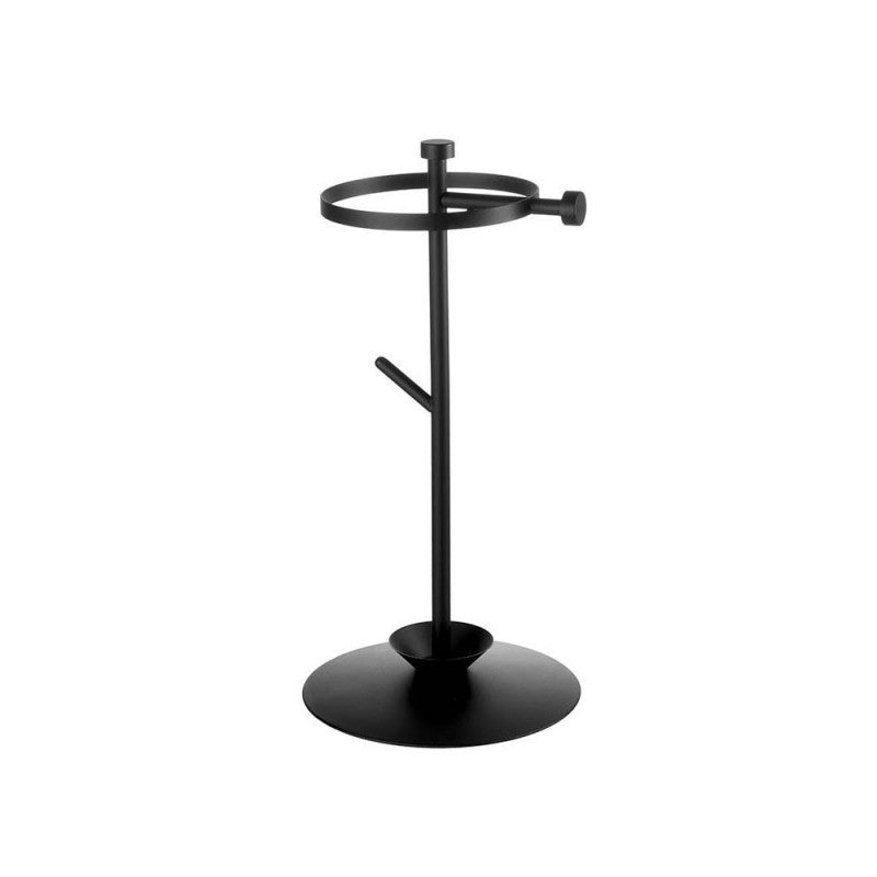 L'oca nera - portaombrelli moderno nero in metallo 33x67cm