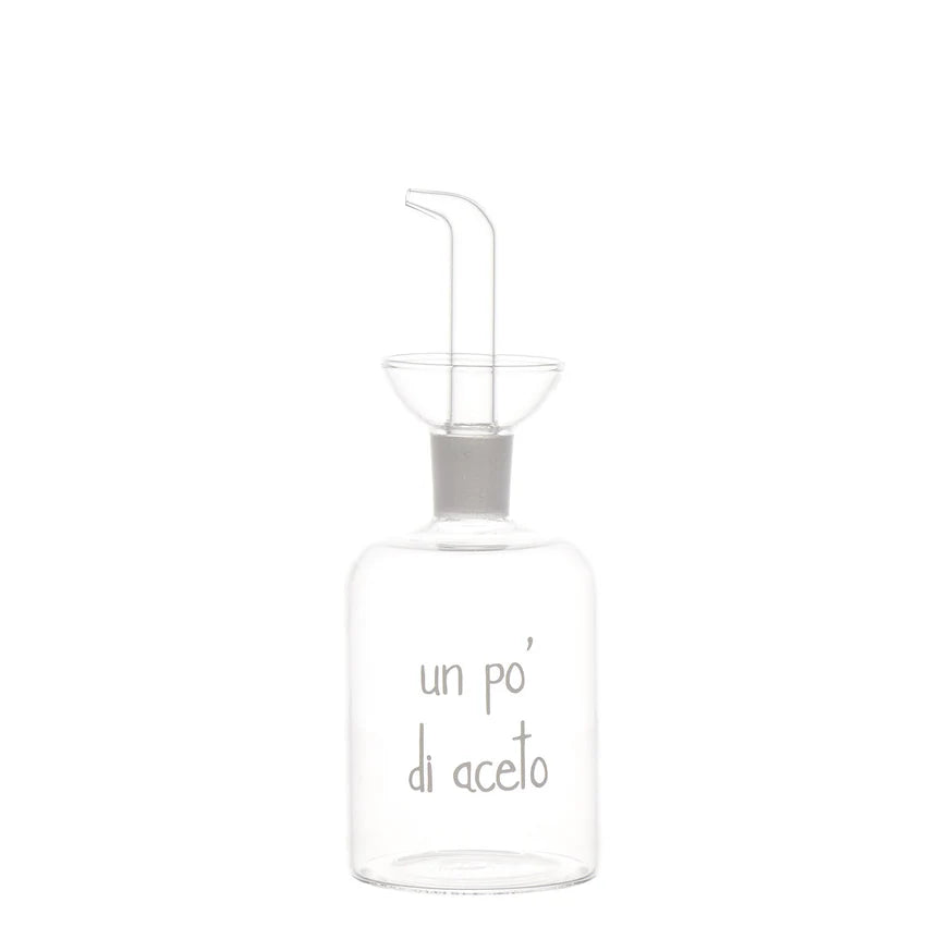 Simple day - set due bottiglie Olio in tavola - Un pò di aceto 250 ml