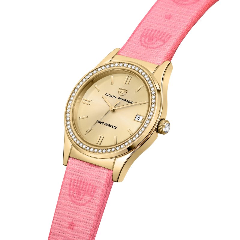Chiara Ferragni Orologio Love Fiercely Cinturino Rosa
