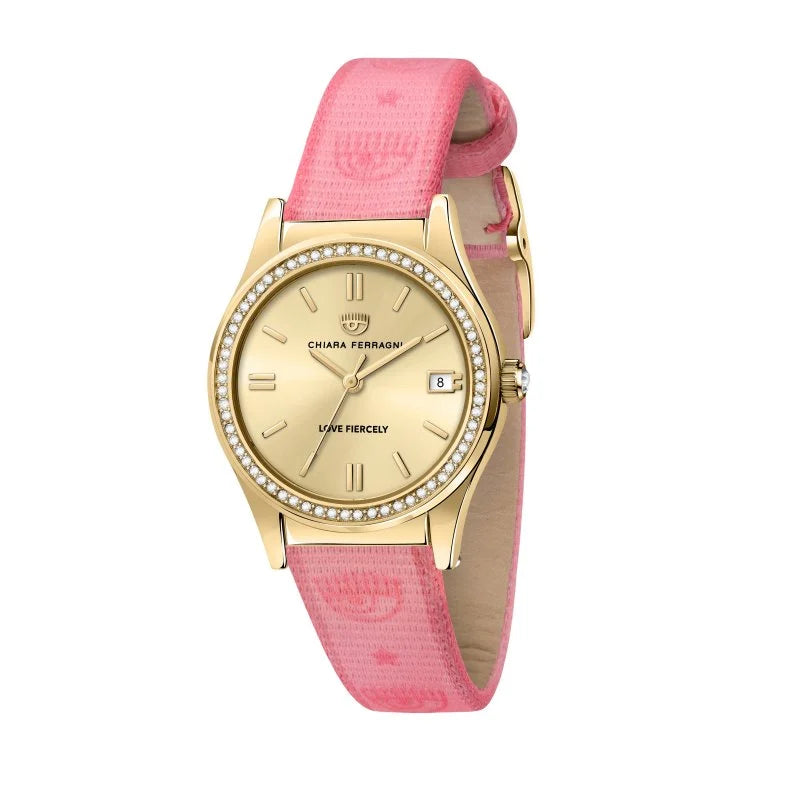 Chiara Ferragni Orologio Love Fiercely Cinturino Rosa