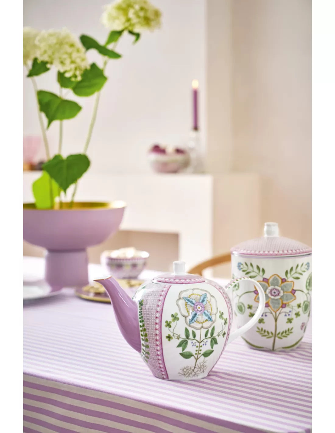 Pip Studio - Piatto Lily & Lotus Moon Delight Multi in porcellana 17 cm