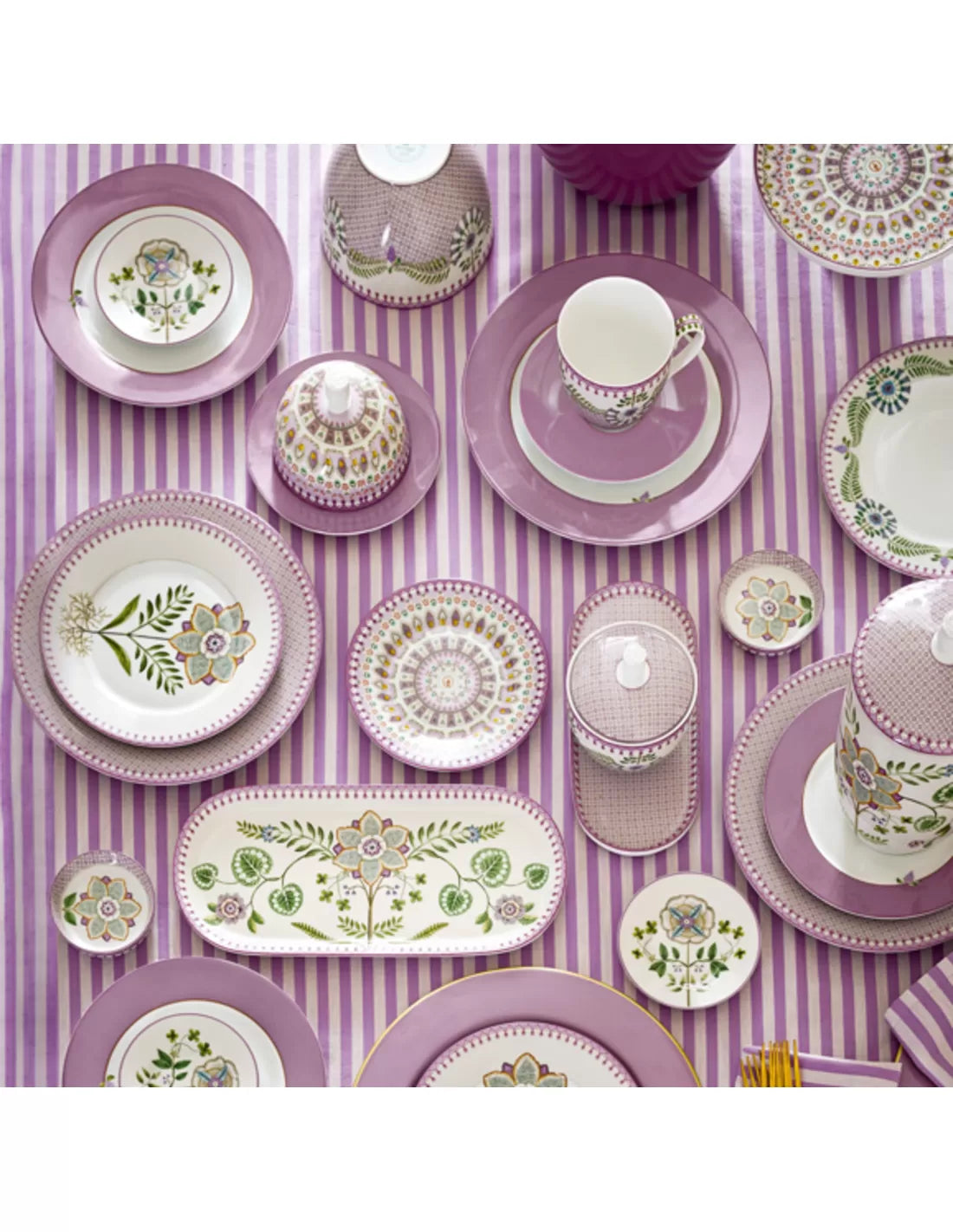 Pip Studio - Barattolo portaoggetti Lily&Lotus bianco in porcellana 1,5 litri