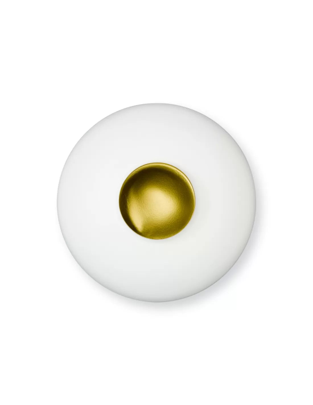 Pip Studio - vaso bianco e oro in metallo 23 cm