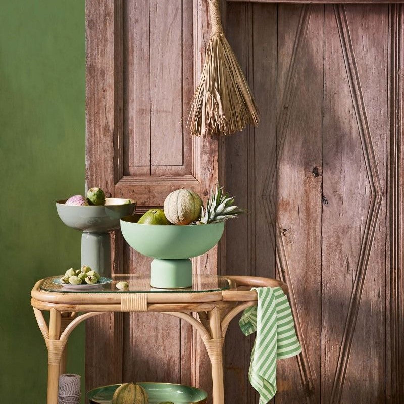 Pip Studio - vassoio alto in metallo verde brillante opaco 20cm