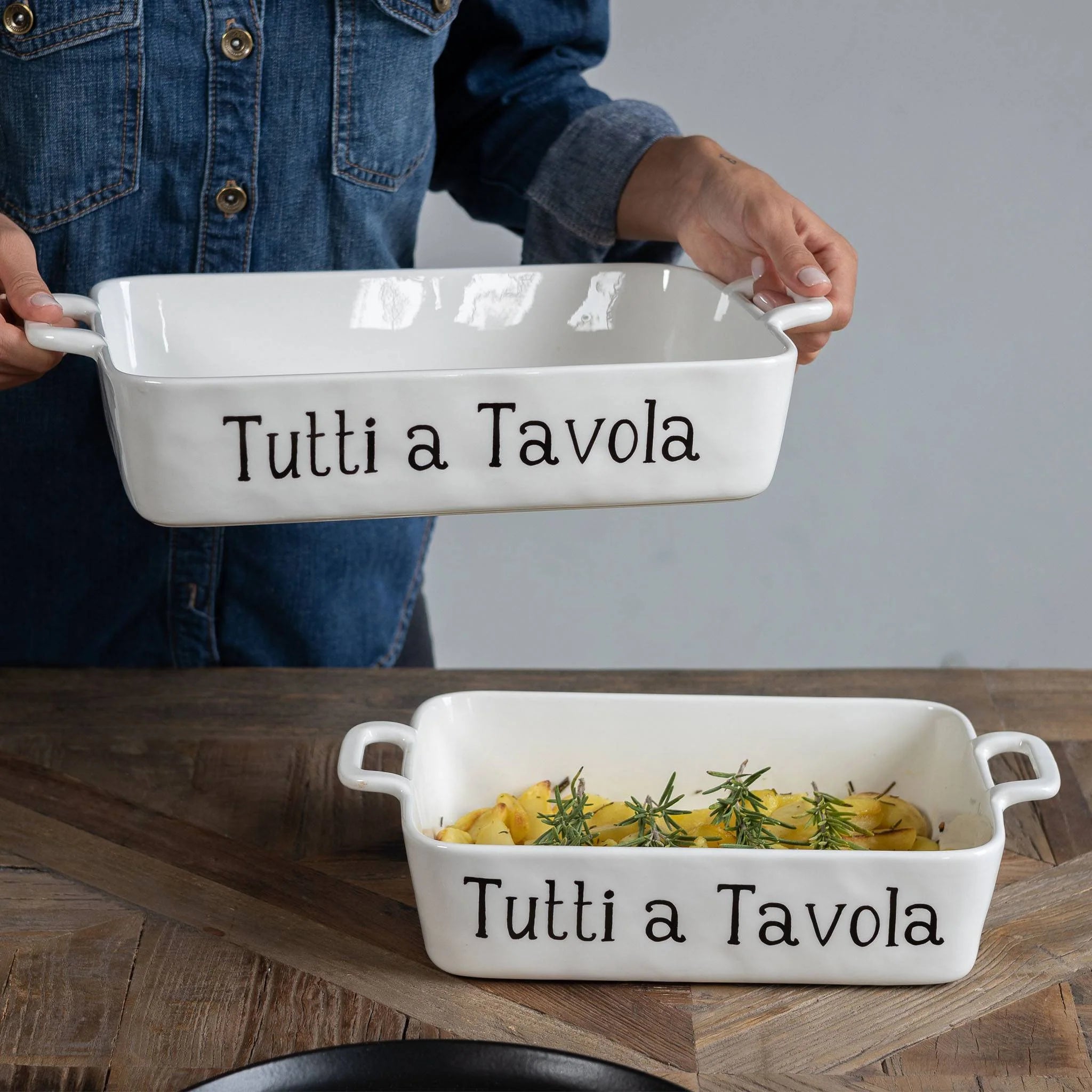 Simple day - Pirofila in gres Tutti A Tavola 26x18cm